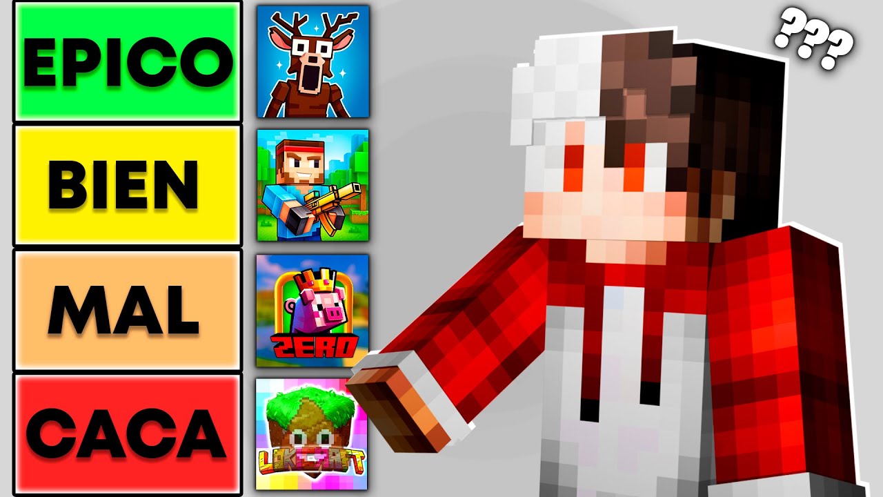 CALIFICO todas las COPIAS de Minecraft ✅ &iquest;Cual es la MEJOR? #2