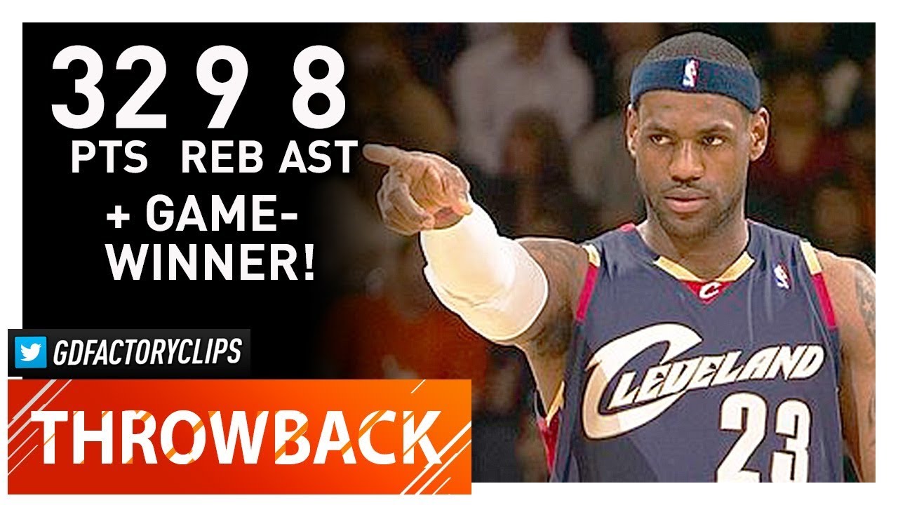 Throwback: LeBron James EPIC Highlights vs Warriors (2009.01.23) - 32 Pts, GAME-WINNER!