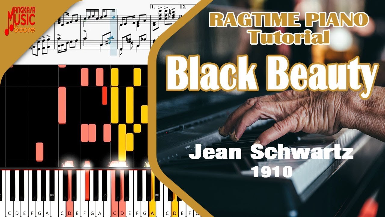Black Beauty [Jean Schwartz] | Ragtime Piano Tutorial