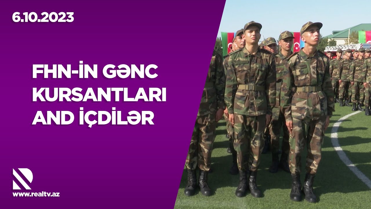 FHN-in gənc kursantları and içdilər