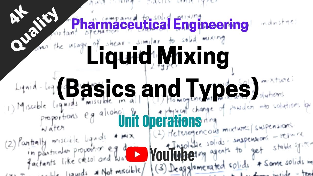 Liquid Mixing: Basics and Types