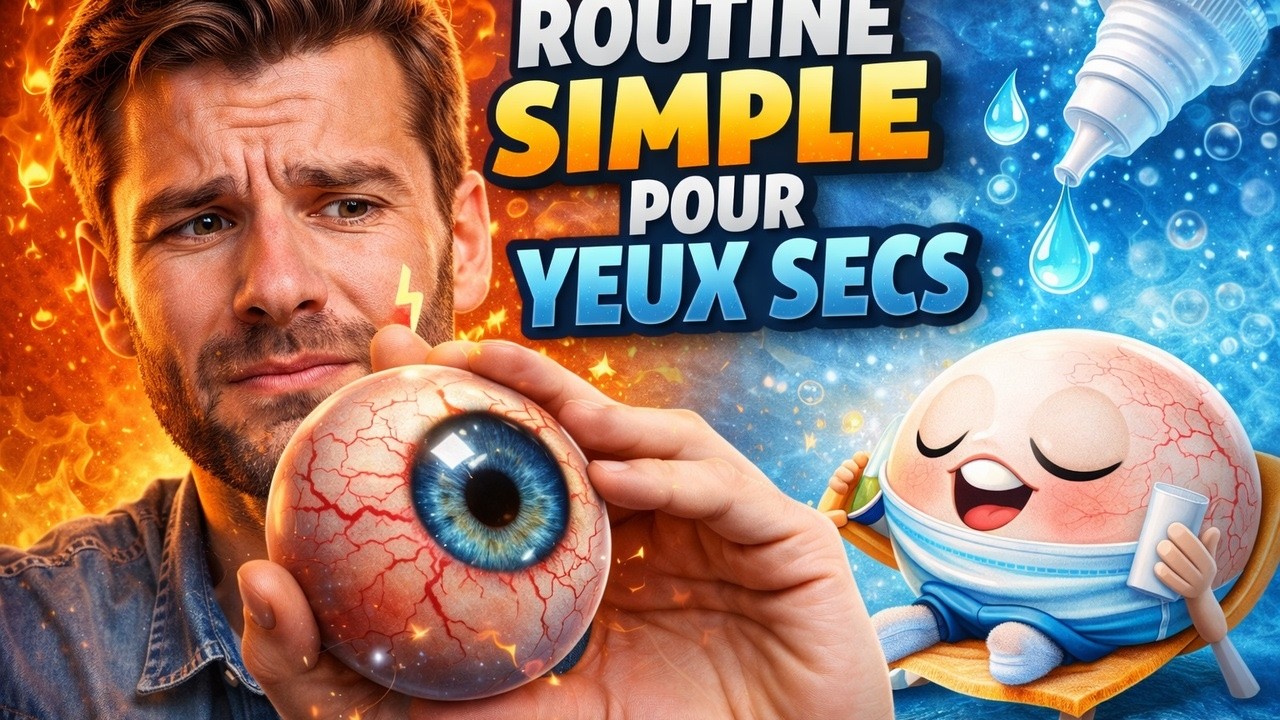 Routine simple pour yeux secs