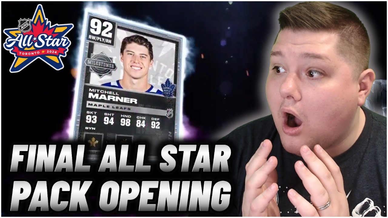 *SICK PULLS* MY FINAL ALL STAR PACK OPENING OF NHL 24