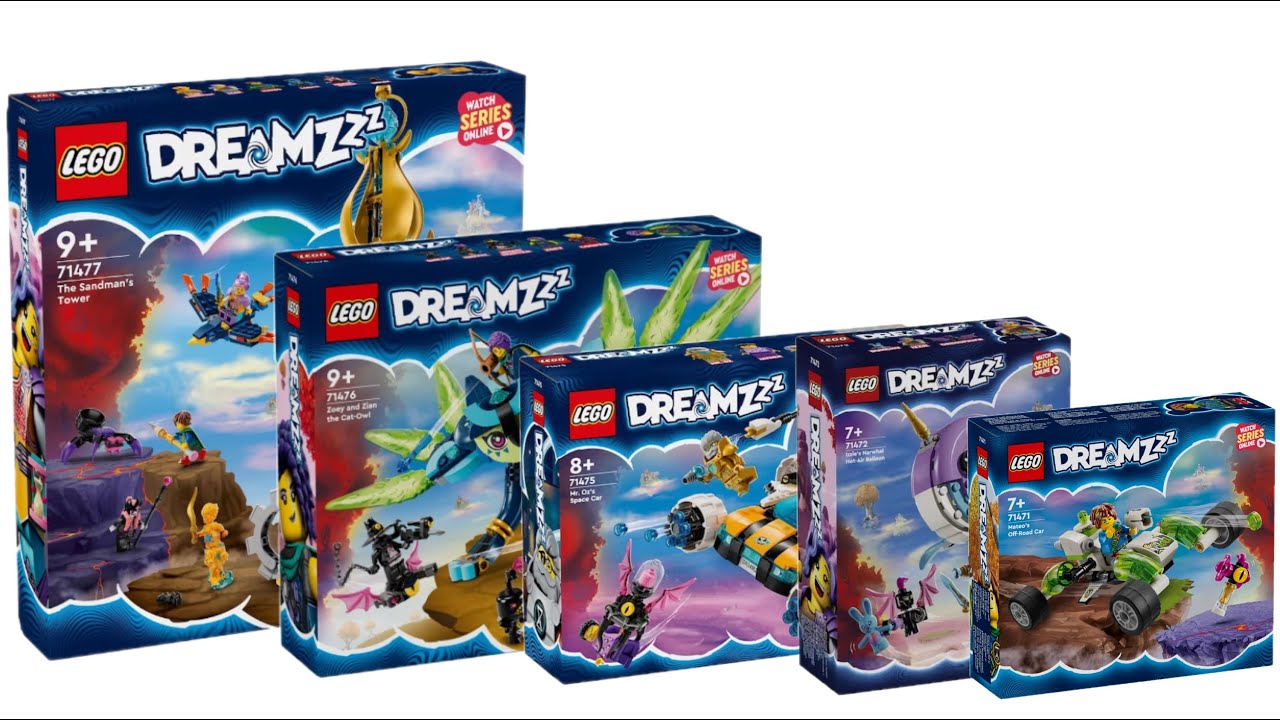 All LEGO DREAMZZz sets January 2024 Compilation/Collection Speed Build