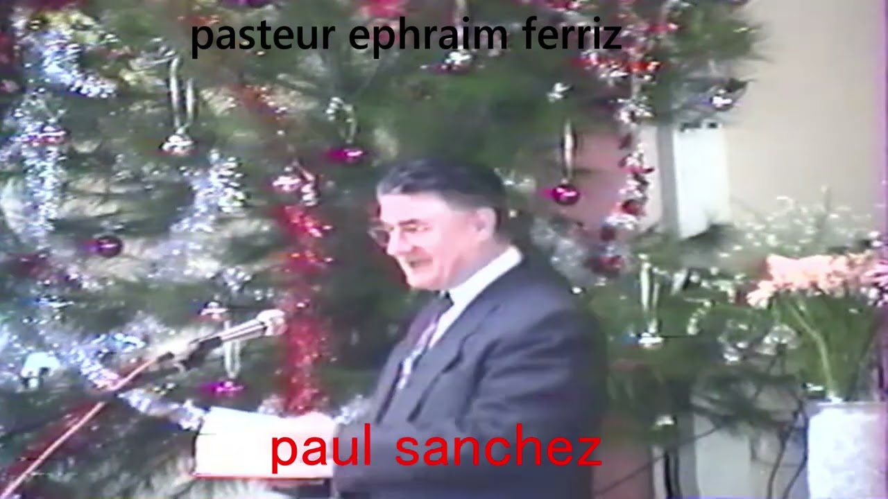 pasteur  Ephraïm ferriz a la salle  de  milord  décembre 1994