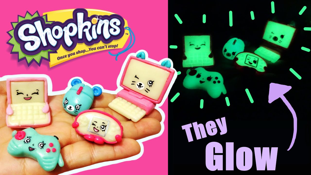 DIY GLOW IN THE DARK SHOPKINS! Season 5 Custom Shopkins Polymer Clay Tutorial