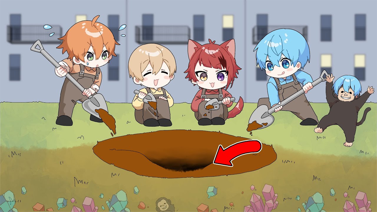 深さ「１０００ｍ」までひたすら穴掘りしたらお宝がやばいことになったＷＷＷＷＷ【ころん】すとぷり