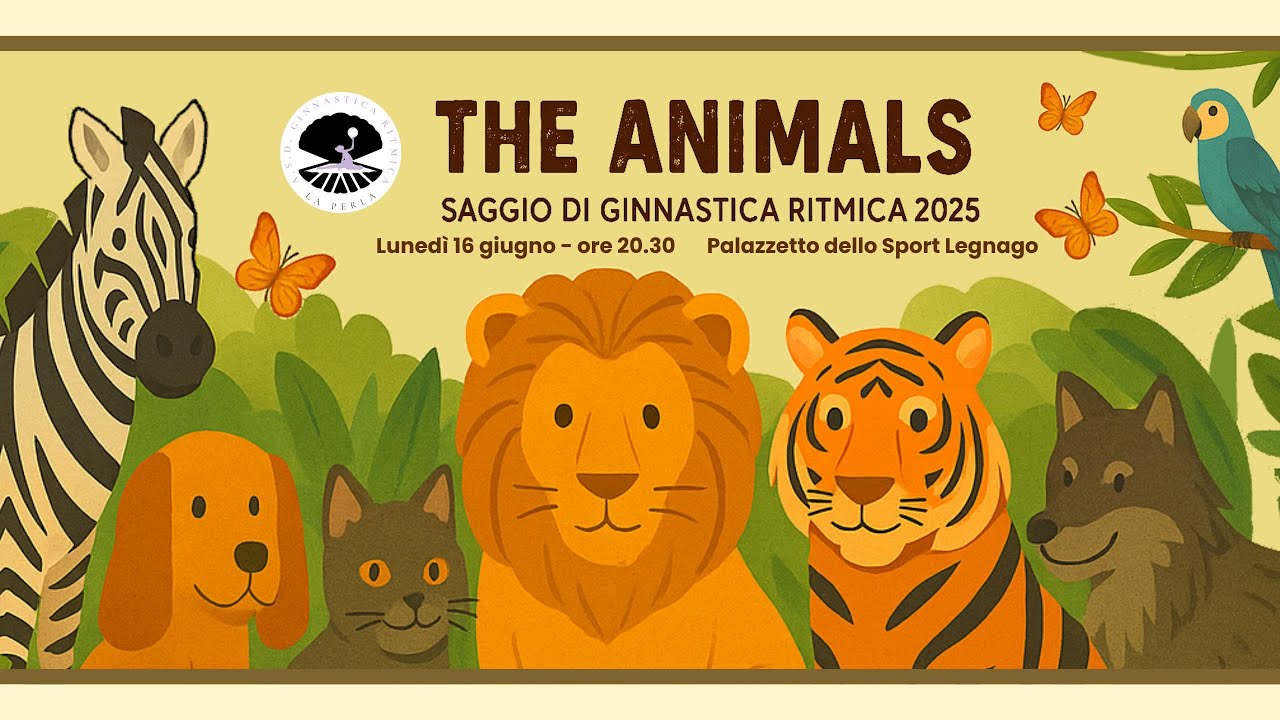 Saggio fine anno sportivo giugno 2025 THE ANIMALS - GLI ANIMALI