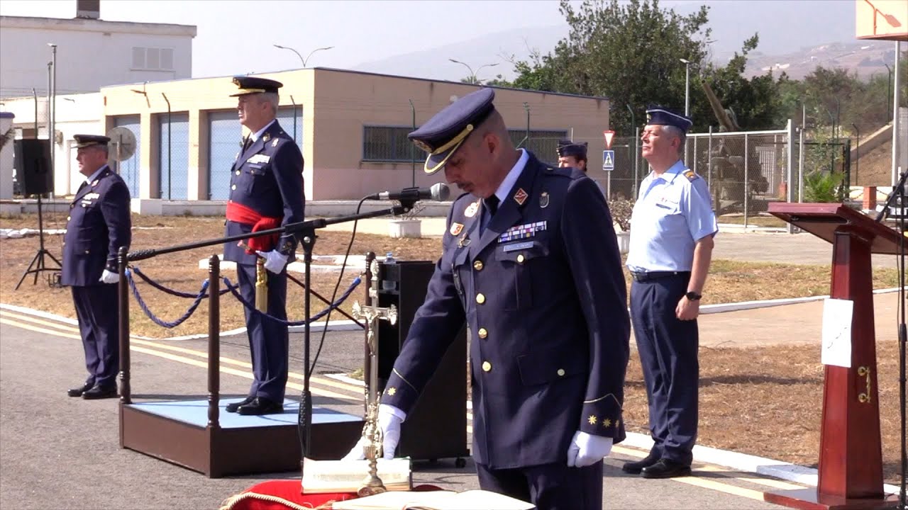 Relevo de mando en la Comandancia Militar Aérea del Aeropuerto de Melilla