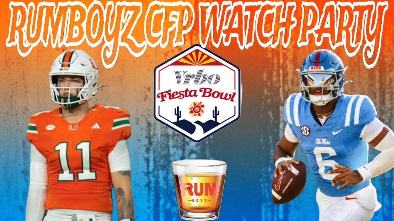Miami vs Ole Miss CFB Playoff Semifinal Fiesta Bowl!