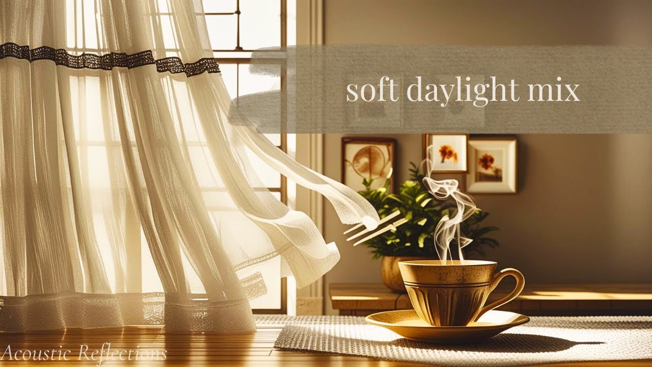 Soft Daylight Mix ☀️ | Acoustic Reflections (Gentle Cleaning & Calm Movement)