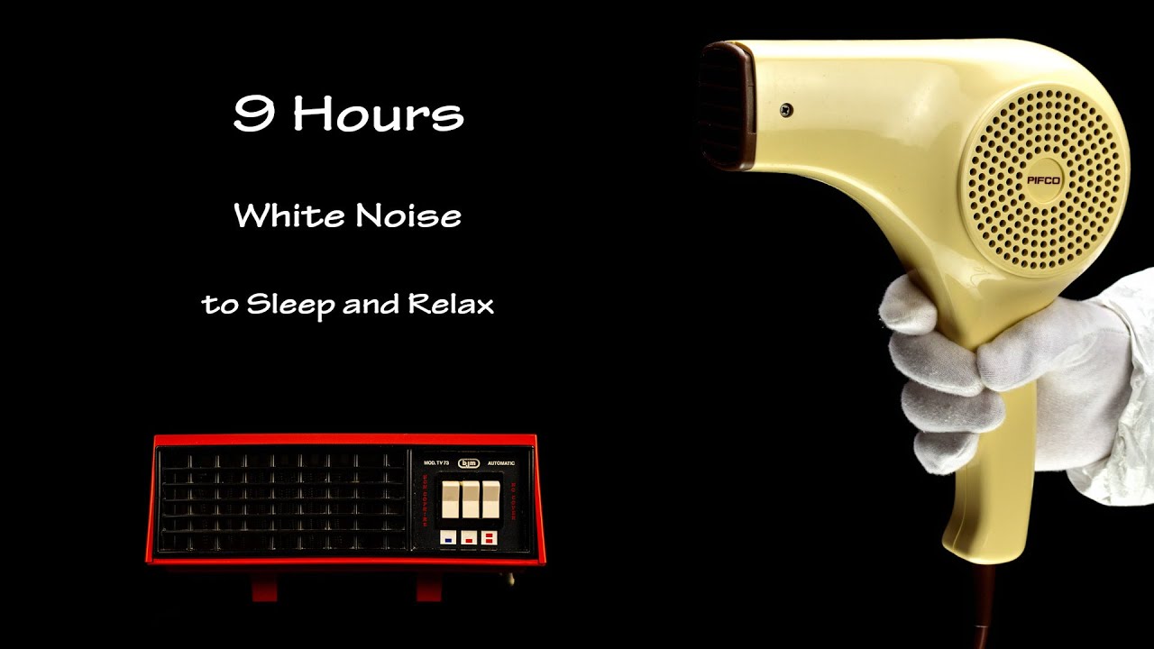Hair Dryer Sound 207 and Fan Heater Sound 4 | ASMR | 9 Hours White Noise to Sleep and Relax
