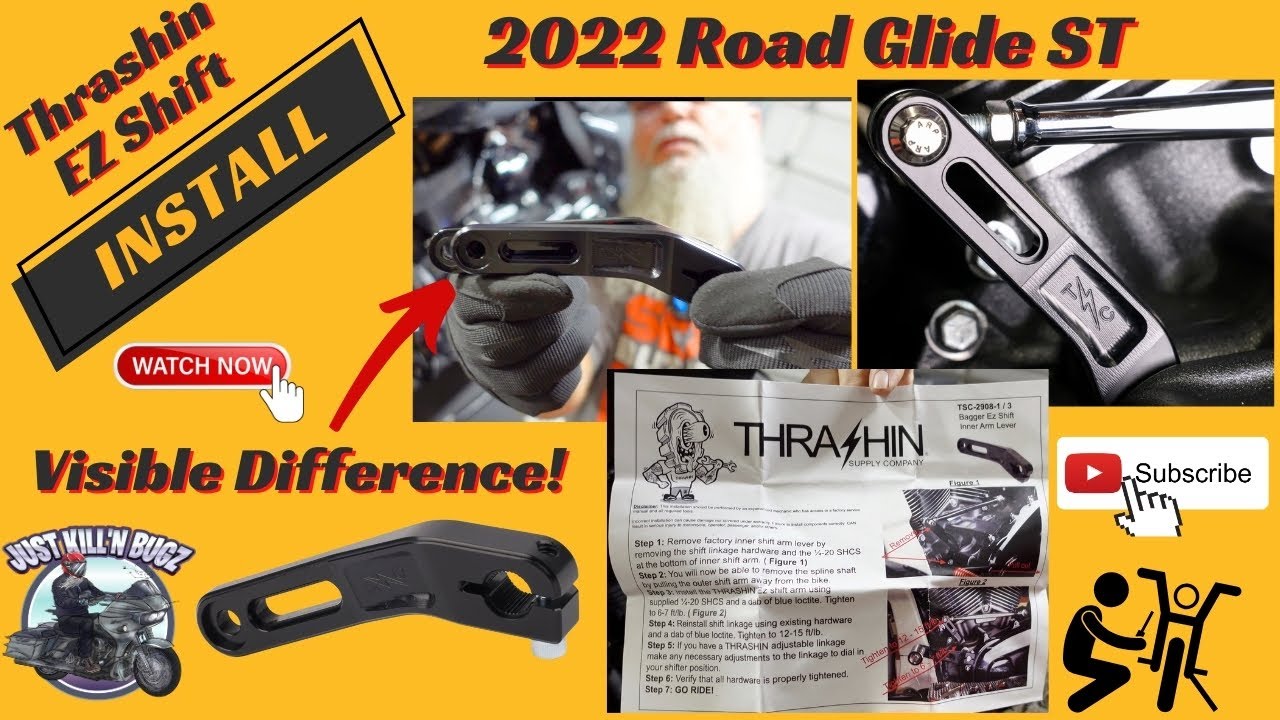 2022 Road Glide ST Upgrade - Thrashin EZ Shift Inner Arm Lever Install