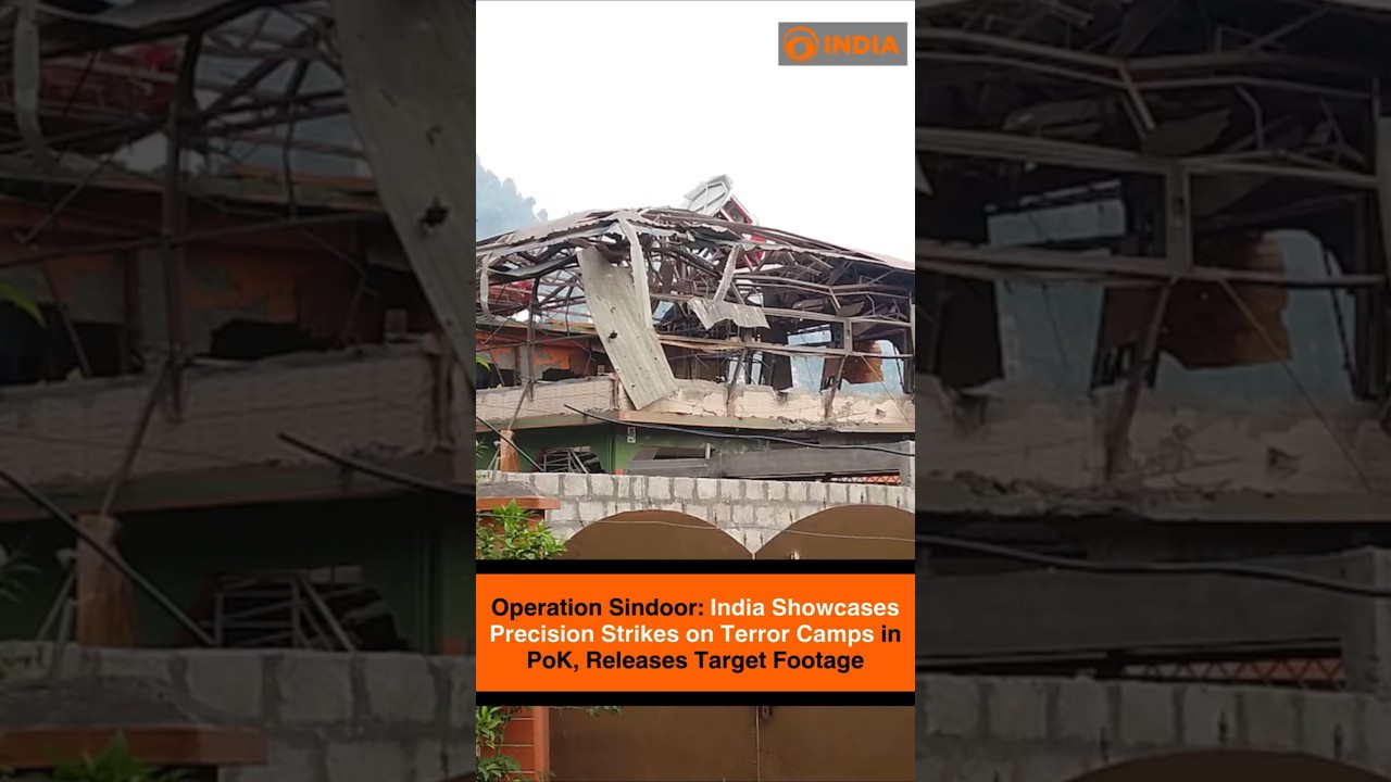 Operation Sindoor: India Showcases Precision Strikes on Terror Camps in PoK, Releases Target Footage