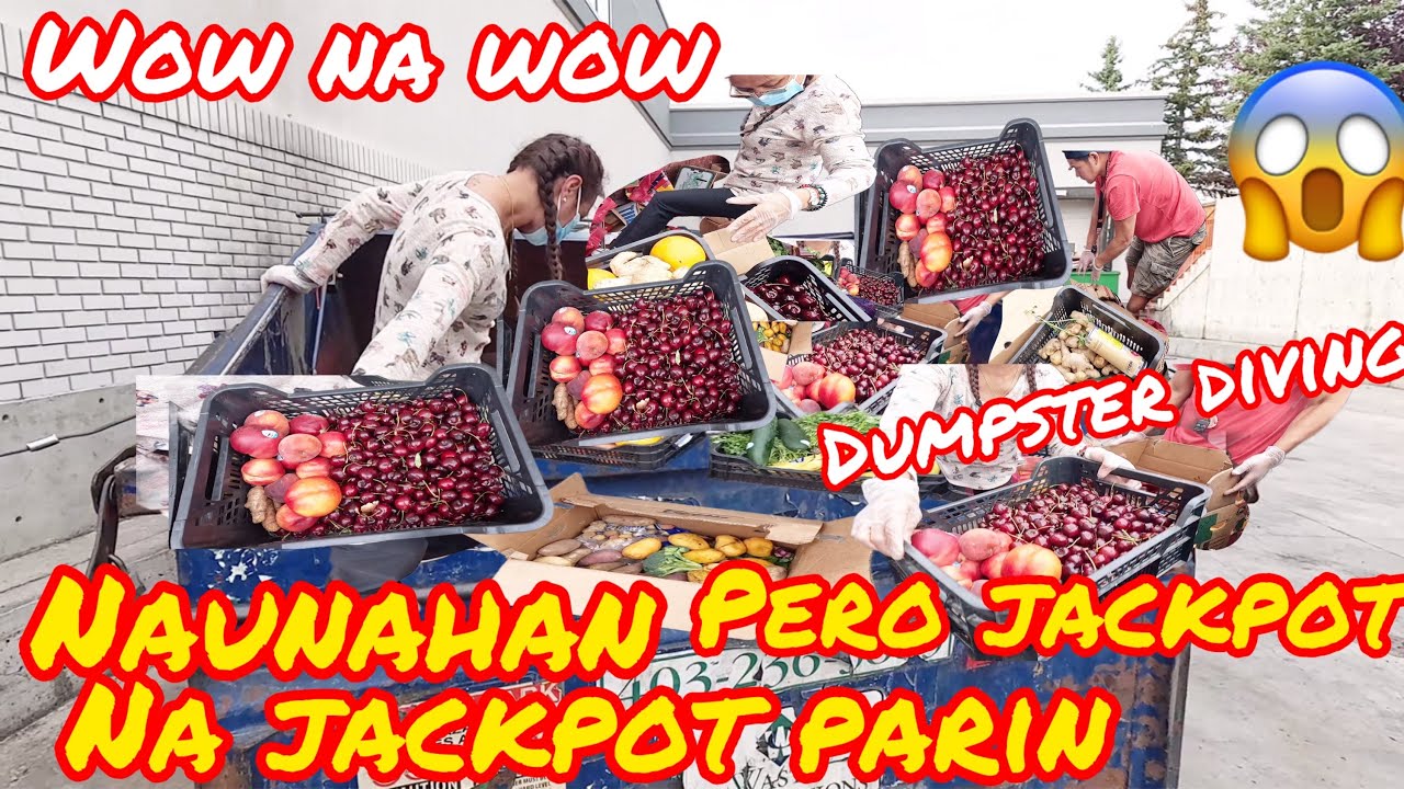 DUMPSTER DIVING/DAMI PARIN KAHIT MAY NAUNA JACKPOT PARIN SA MAMAHALING PRUTAS