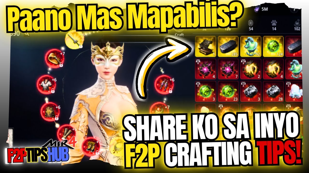 MIR4 F2P Players: PAANO MAPAPABILIS ang Legendary Armor Crafting?!