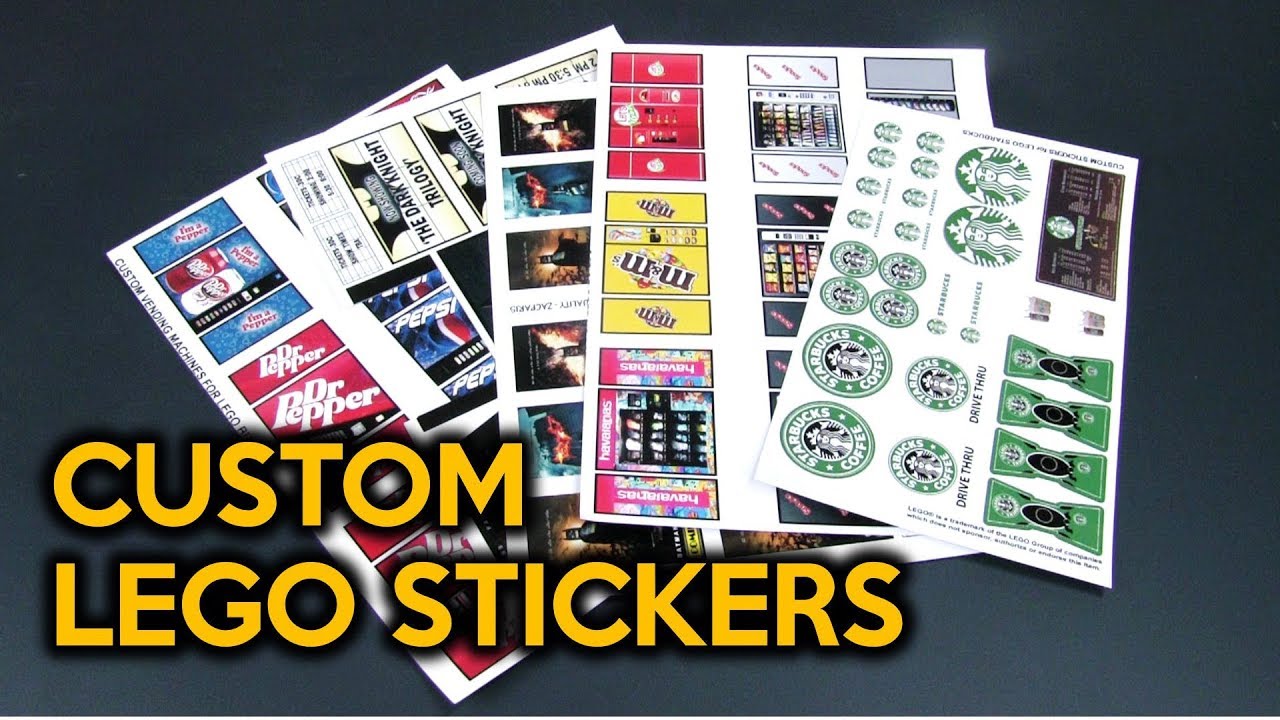 The Controversial Use of Custom LEGO Stickers in a LEGO City