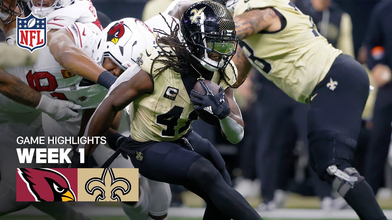 Arizona Cardinals vs. New Orleans Saints Game Highlights | NFL 2025 Season Week 1