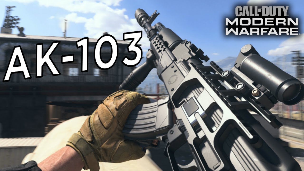AK-103 (AK-47) on Modern Warfare Gameplay (PS5)