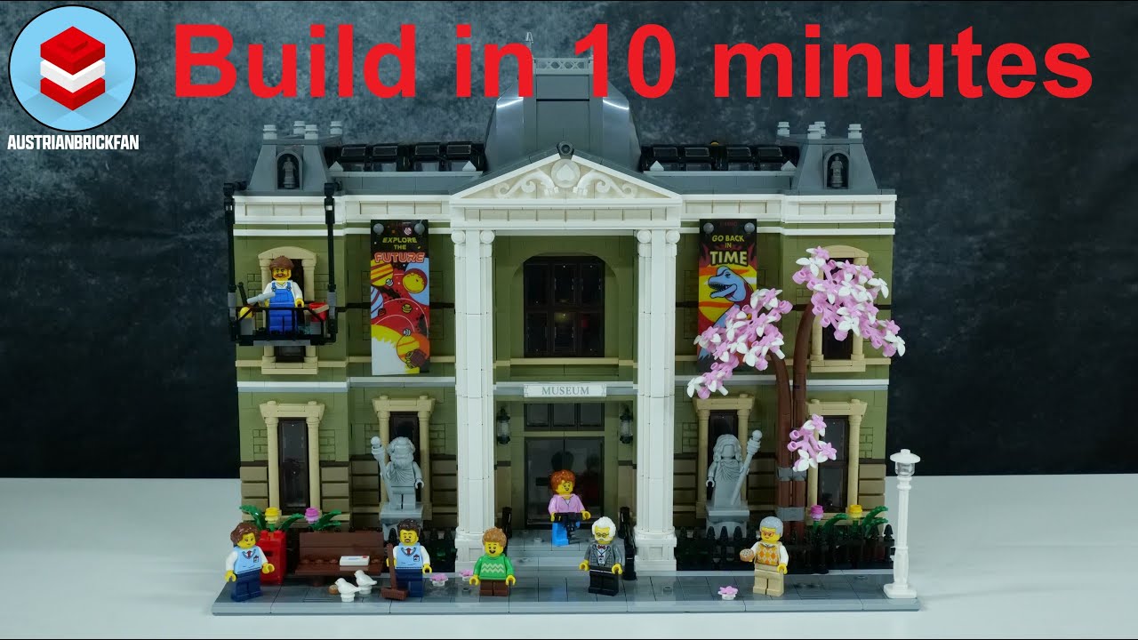The Natural History Museum build in 10 minutes! LEGO Icons 10326