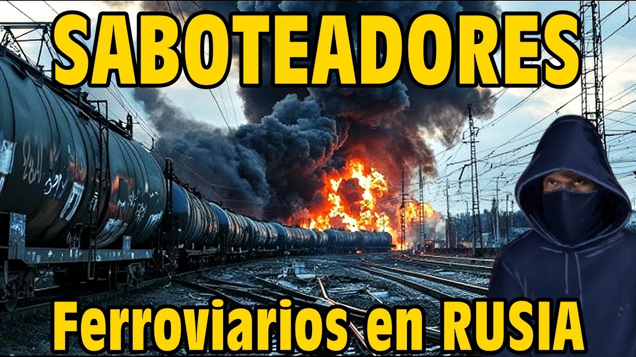 SABOTEADORES FERROVIARIOS en RUSIA y sus ALIADOS.