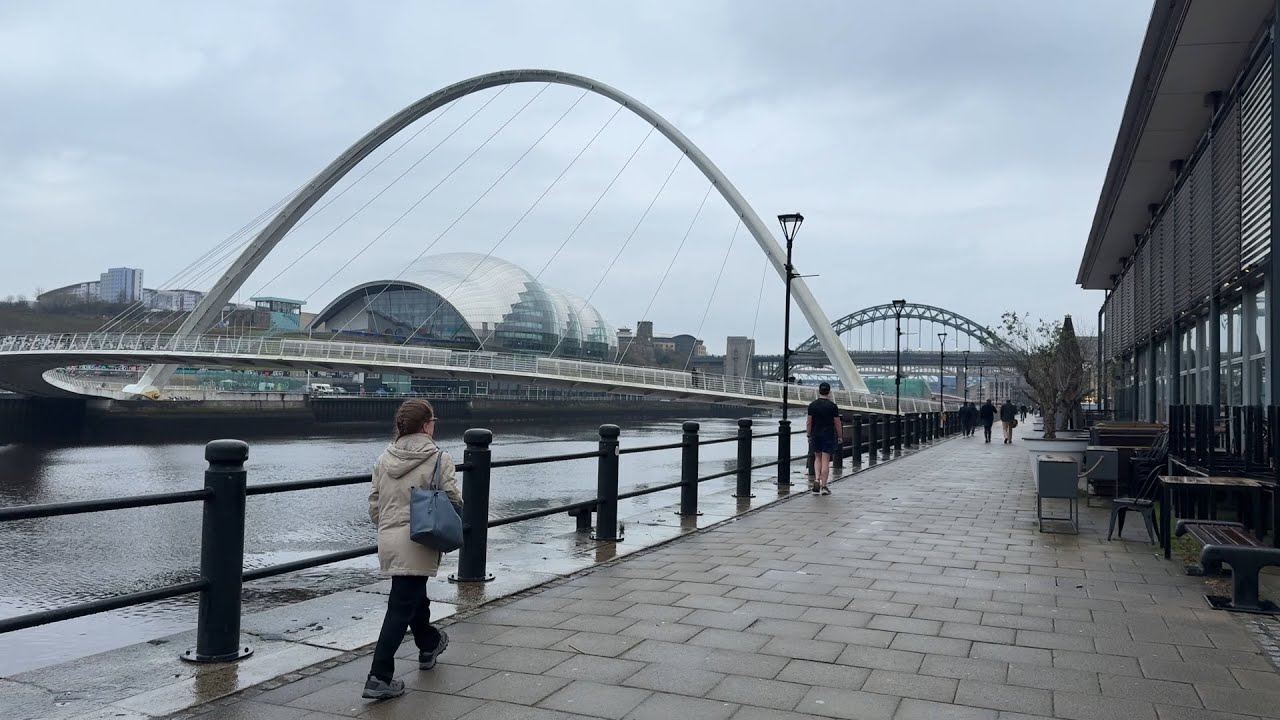 Newcastle Gateshead Millenium Bridge at 25