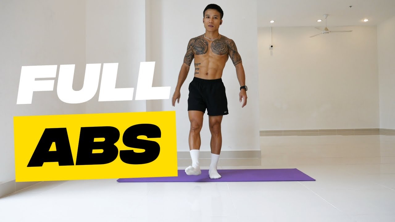 🔥 15 MIN WORKOUT - FULL ABS SIX PACK 🔥 At Home , No Equipment, No Gym