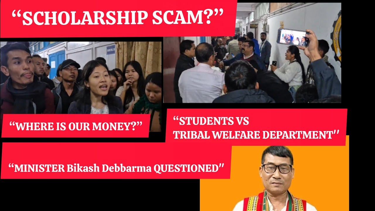 B.Ed Scholarship Scam? Students Accuse ||Tribal Welfare Department & Minister Bikash Debbarma ||