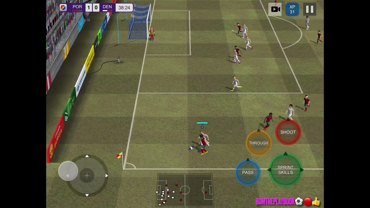 Portugal vs Denmark || Pro League Soccer