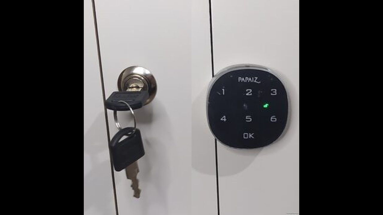FECHADURA ELETRÔNICA PARA MÓVEIS - PAPAIZ - M1602 - ARMARIO E GAVETA