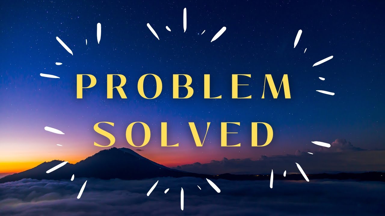 Problem Solved Subliminal