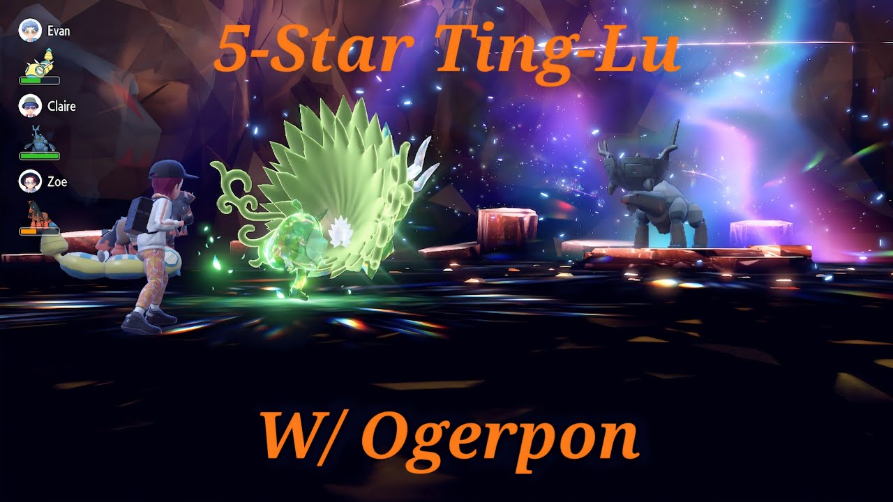 5 Star Ting-Lu Raid / Solo Build With Ogerpon / STRAT IN DESCRIPTION