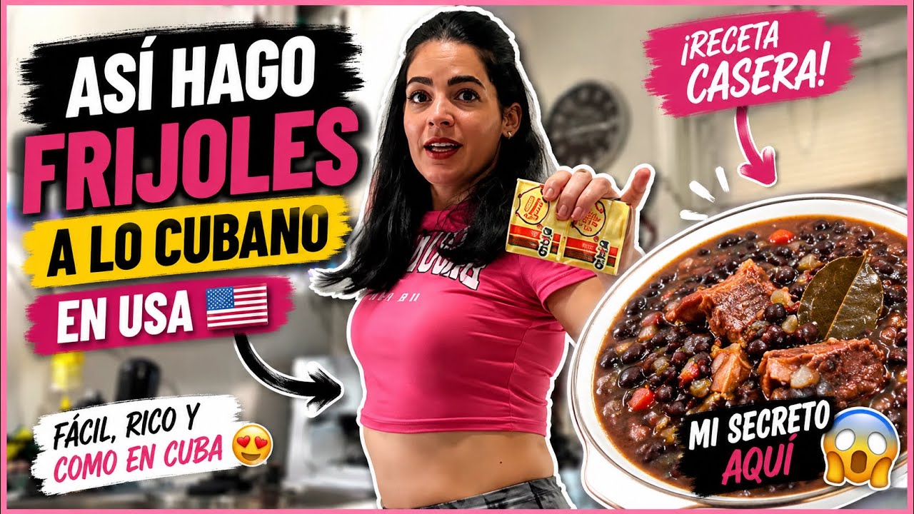 Cómo hago frijoles cubanos en USA 🇺🇸 | Receta fácil + vlog de mamá latina‼️🇨🇺 