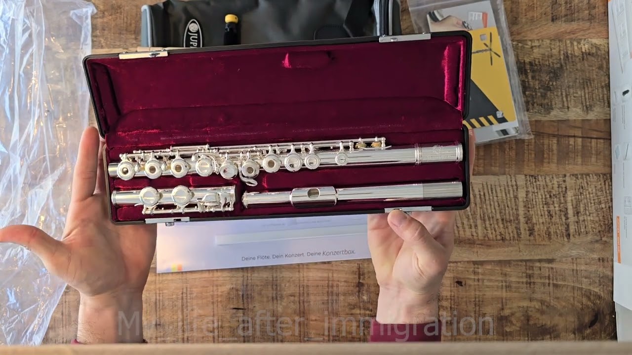 Flute Jupiter JFL 700 RE Concert box (C-Box) Full Unboxing 2024