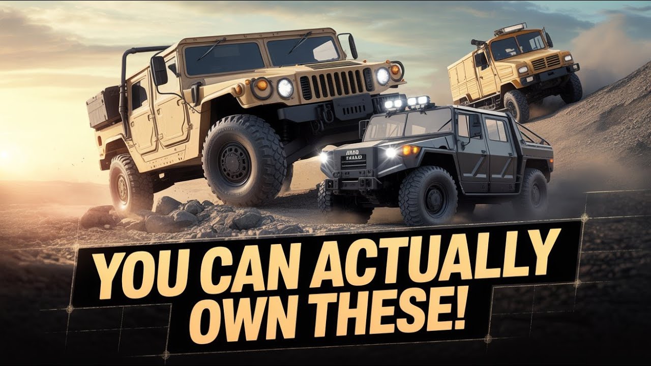 20 Military Off-Road Vehicles You Can Actually Buy (And Dominate Any Terrain)