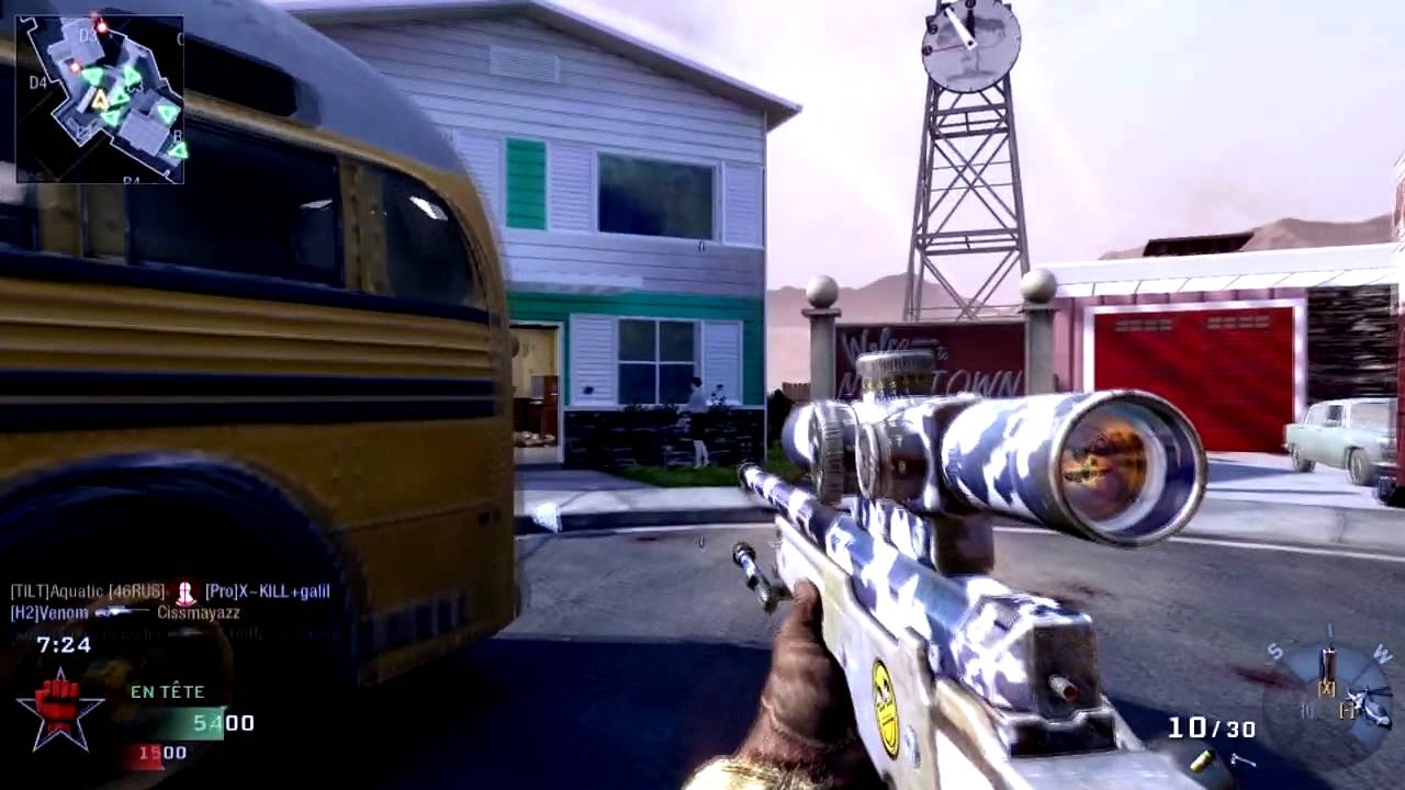 Du progr&egrave;s au sniper sur Black Ops ! 