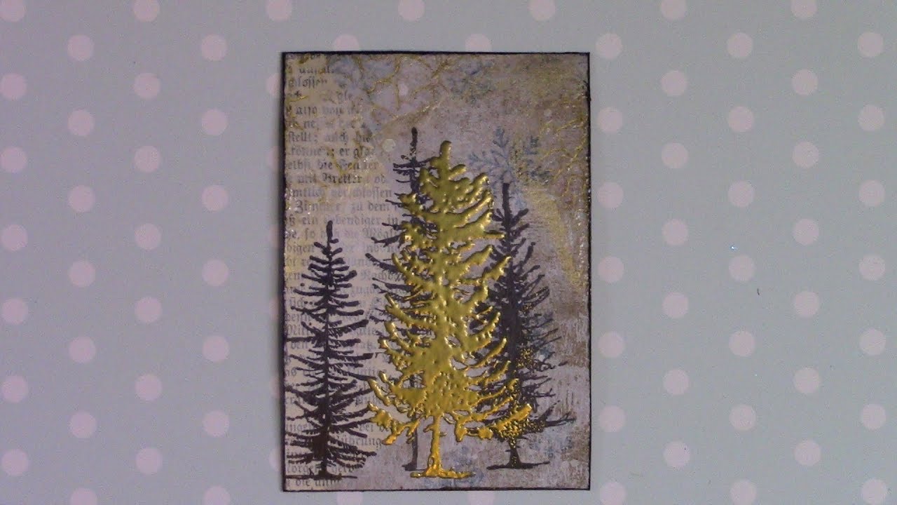 Mixed Media Project: 3 ATCs (Artist Trading Cards) 
