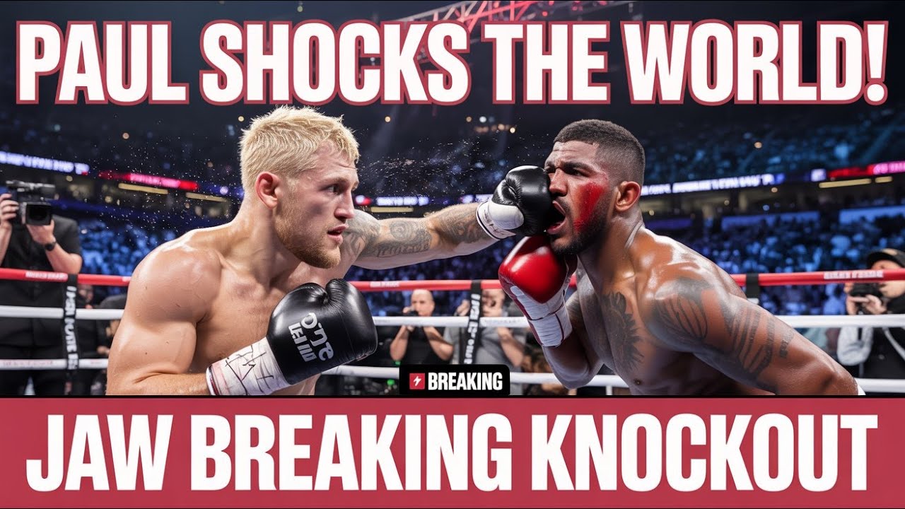 Jake Paul Knocks Out Anthony Joshua | Boxing World Stunned by Shocking Result #americannews