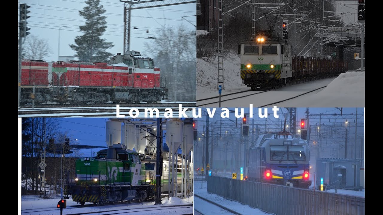 lomareussuvideo feat @Lahtirailspotting @Trainspot Finland🇫🇮 @reinopoika5012