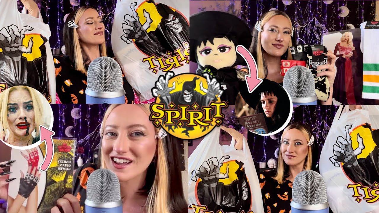 ASMR | Huge Spirit Halloween Haul 🎃 Stranger Things & Hocus Pocus Costumes, Plushies, Accessories!