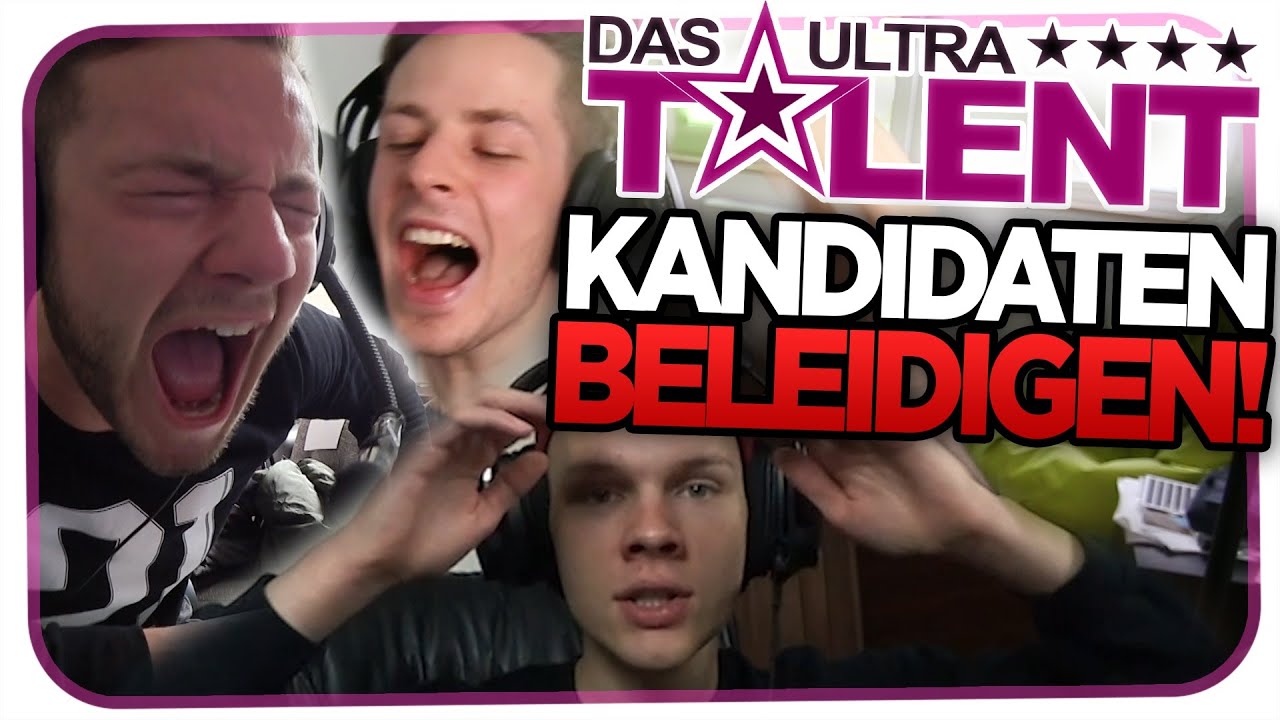 INSCOPE & UNSYMPHATISCH BELEIDIGEN KANDIDATEN | DAS ULTRATALENT
