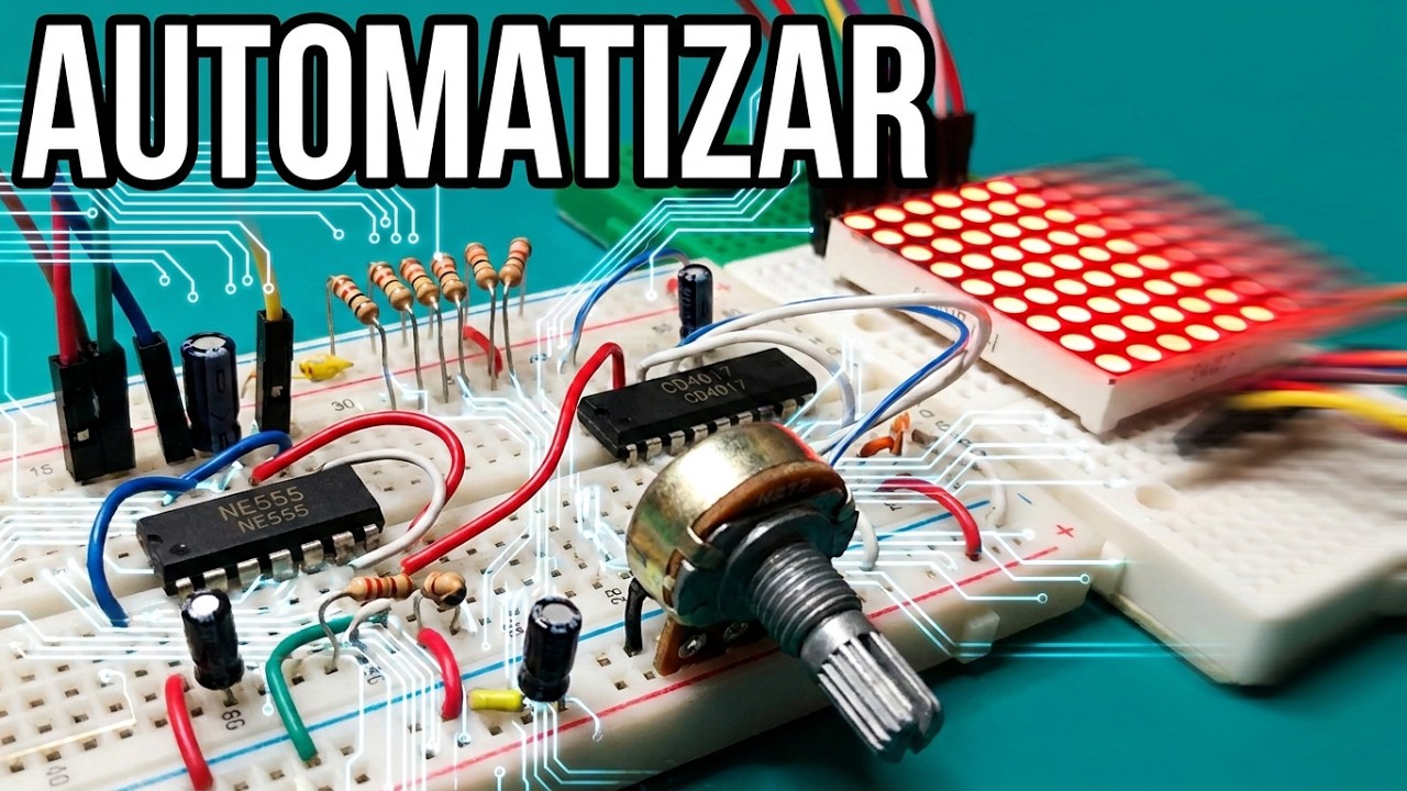Como AUTOMATIZAR la secuencia de Barrido en una Matriz LED