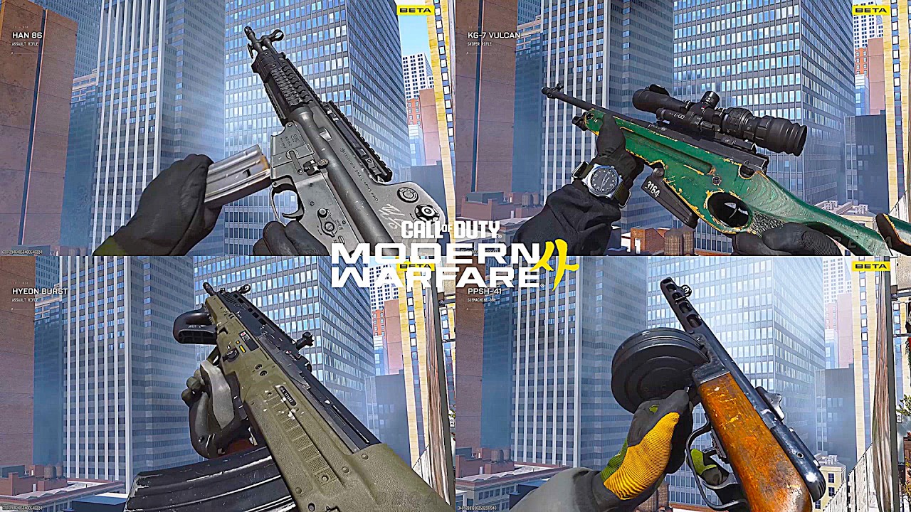 Cod : Modern Warfare 4 - ALL Weapons Inspect & Reload Animations (BETA)