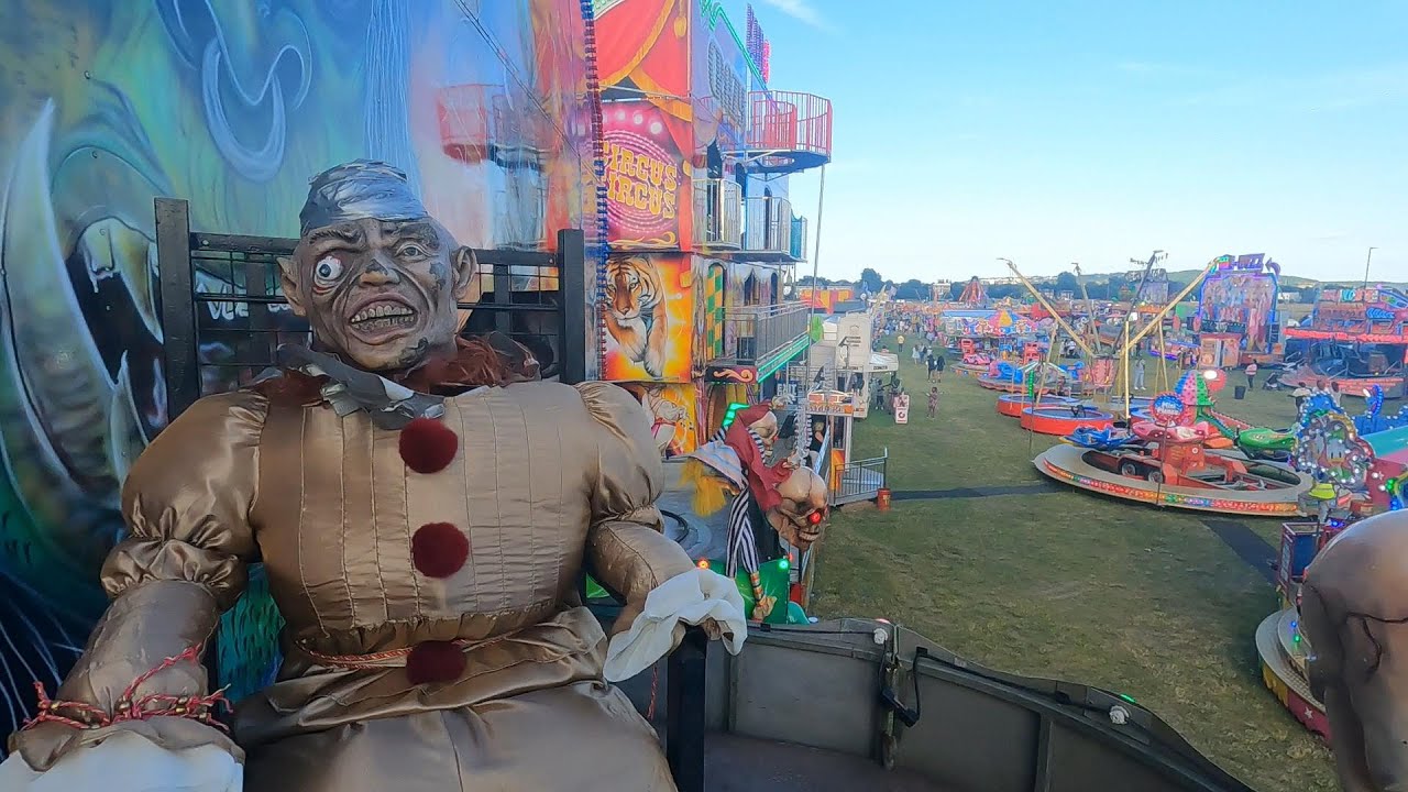 Jason Mayne's Ghost Train on-ride POV, Blackheath Bank Holiday Fun Fair - 17/08/2023