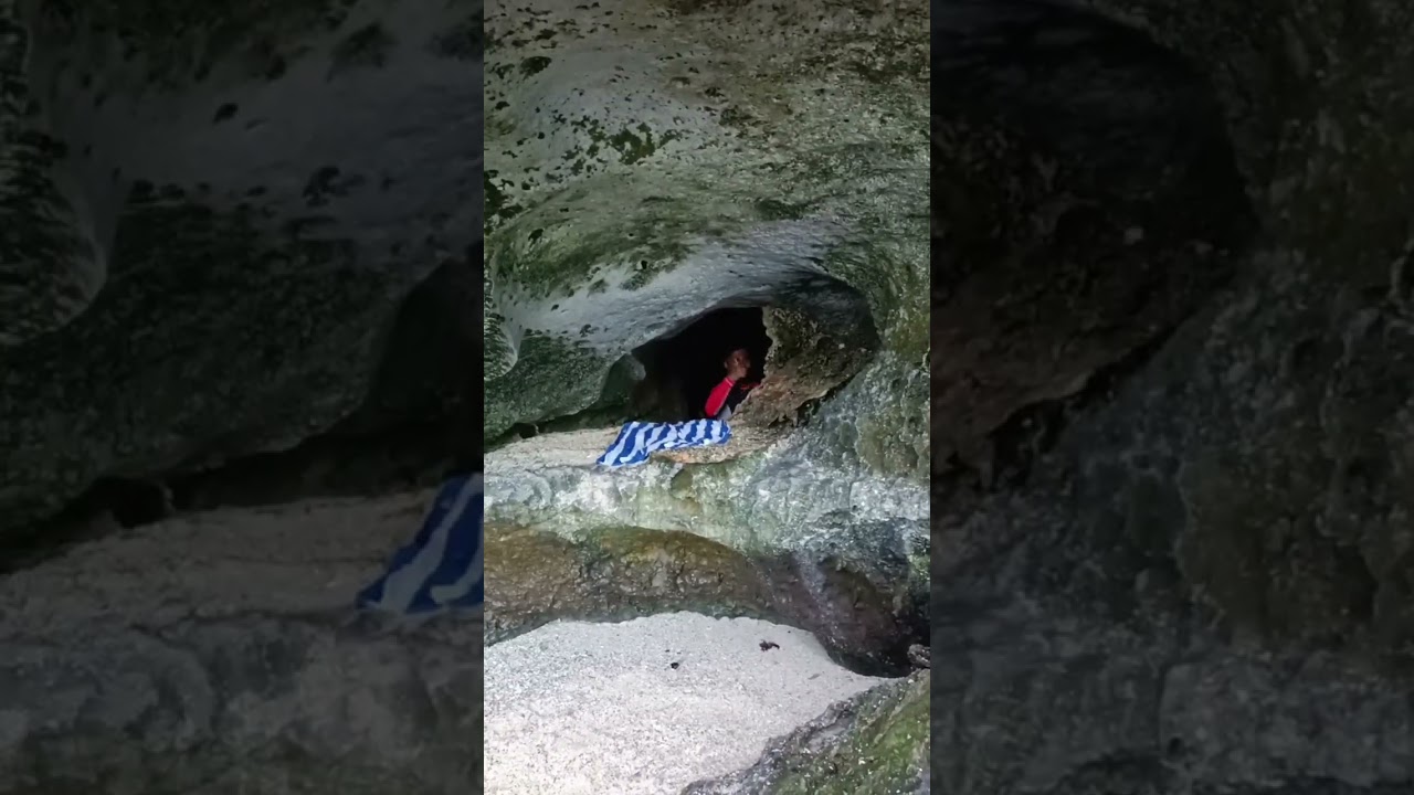 Wow! Cudugnon Cave @El Nido. With a little effort going in and out of the cave!🧐