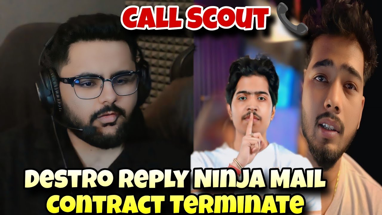 Destro ANGRY Reply Ninja Leave GDR Join RNTX, Call Scout Contract  Matter 🚨
