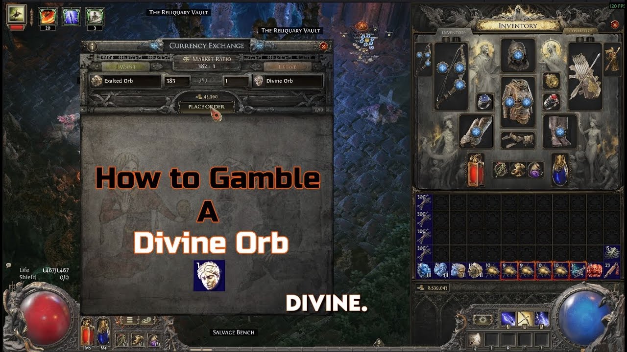 How to Gamble a Divine Orb - By Diztoh #pathofexile2 #poe2 #crafting #guide