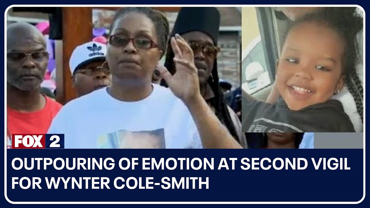 Outpouring of emotion at second vigil for Wynter Cole-Smith near site where her body was found