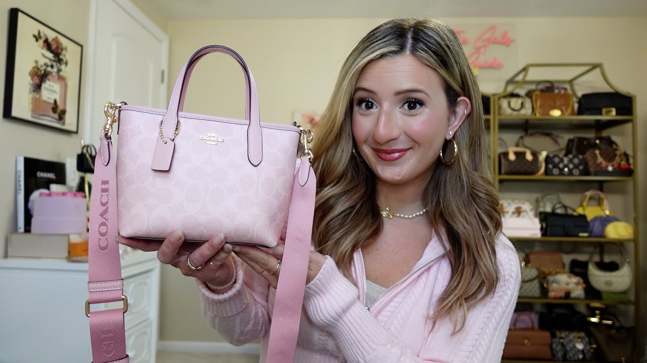Coach Mini City Tote Handbag Review! 🩷💮*Powder Pink Edition*