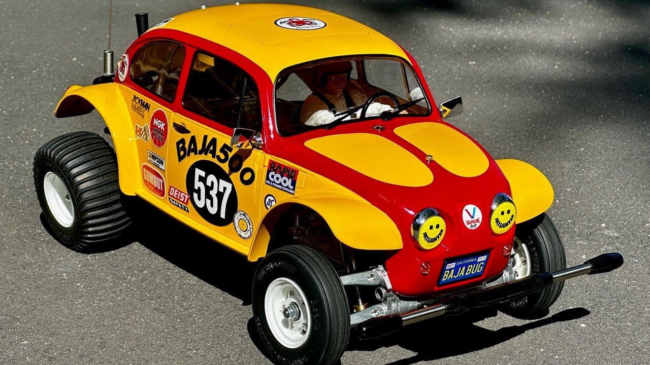 Tamiya Sand Scorcher Vintage Red & Yellow Paint Colour Scheme